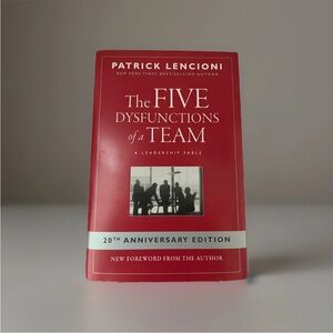 The Five Dysfunctions of a Team. Book. Business read.